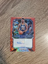 UDOKA AZUBUIKE 2020-21 PANINI PRIZM RED CHOICE ROOKIE SIGNATURES AUTO JAZZ RC