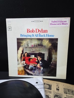 Bob Dylan Bringing It All Back Home Lp Vinyl 1965 1st Stereo Press W/Hype EX/VG+