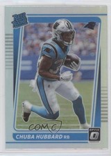 2021 Panini Donruss Optic Rated Rookie Holo Prizm Chuba Hubbard #225 5y5