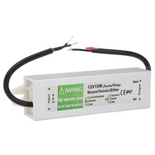 ⁺Waterproof Switching Power Supply 15W AC90-250V LED Driver Transformer Power