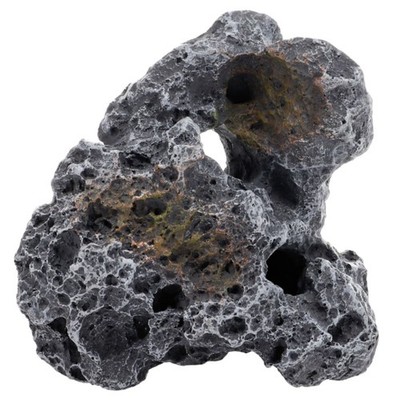 Hobby Cavity Stone dark 1 Dekoration Aquarium Terrarium Felsen Deko Stein
