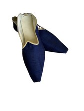 Mens Sherwani Blue Jutti Tradition Ethnic Wedding Indian Shoes Size 11