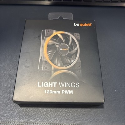 be quiet! Light Wings 120mm PWM ARGB Case Fan - Open Box - *No Mounting Screws**
