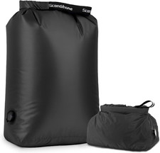 Travel Laundry Bag, Pump-Free Vacuum Compression Dirty Clothes Bag, Large Reusab