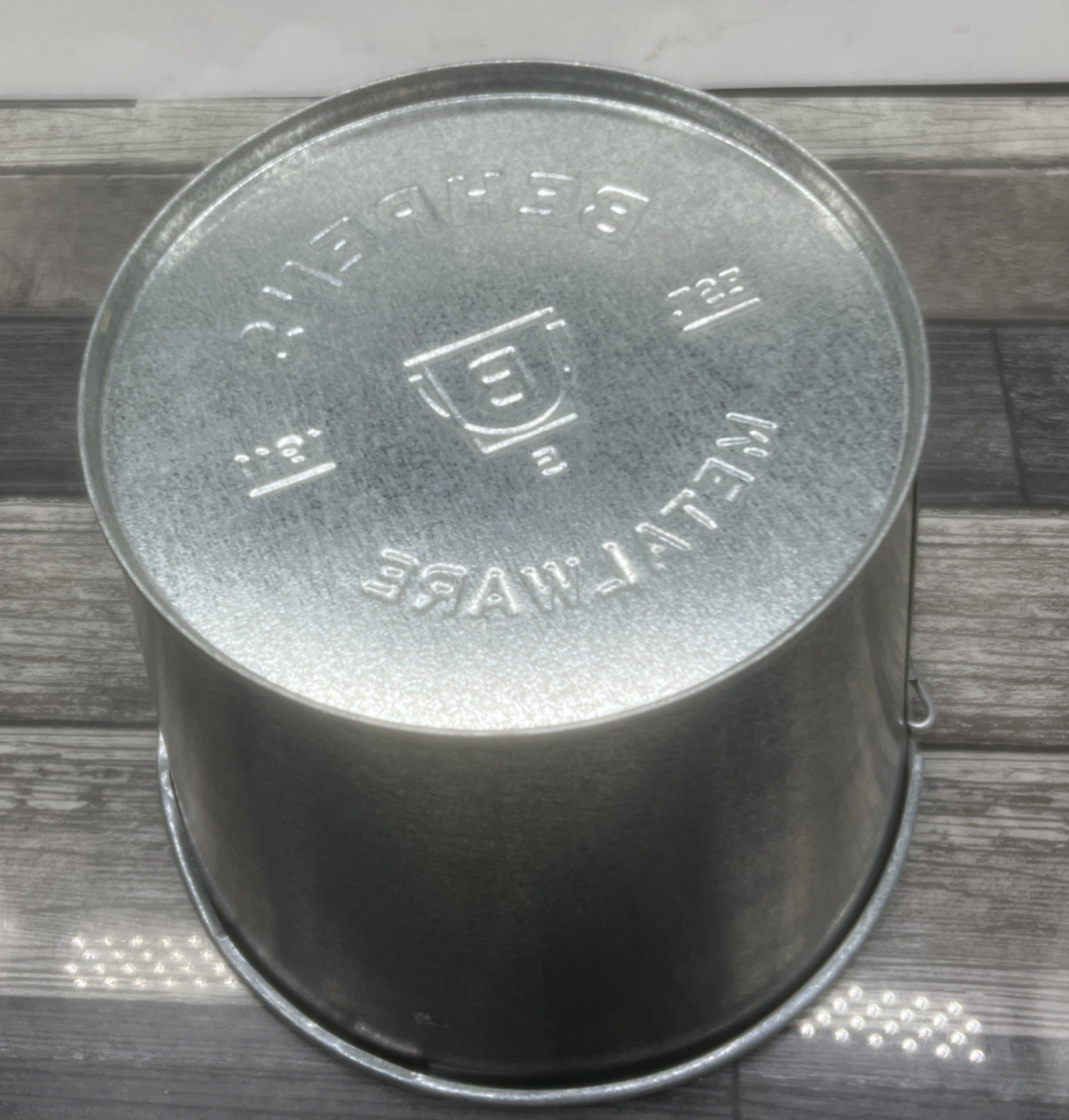 Behrens Metalware Galvanized Steel Pail, 5-Qt / 4.5 L . {G6}