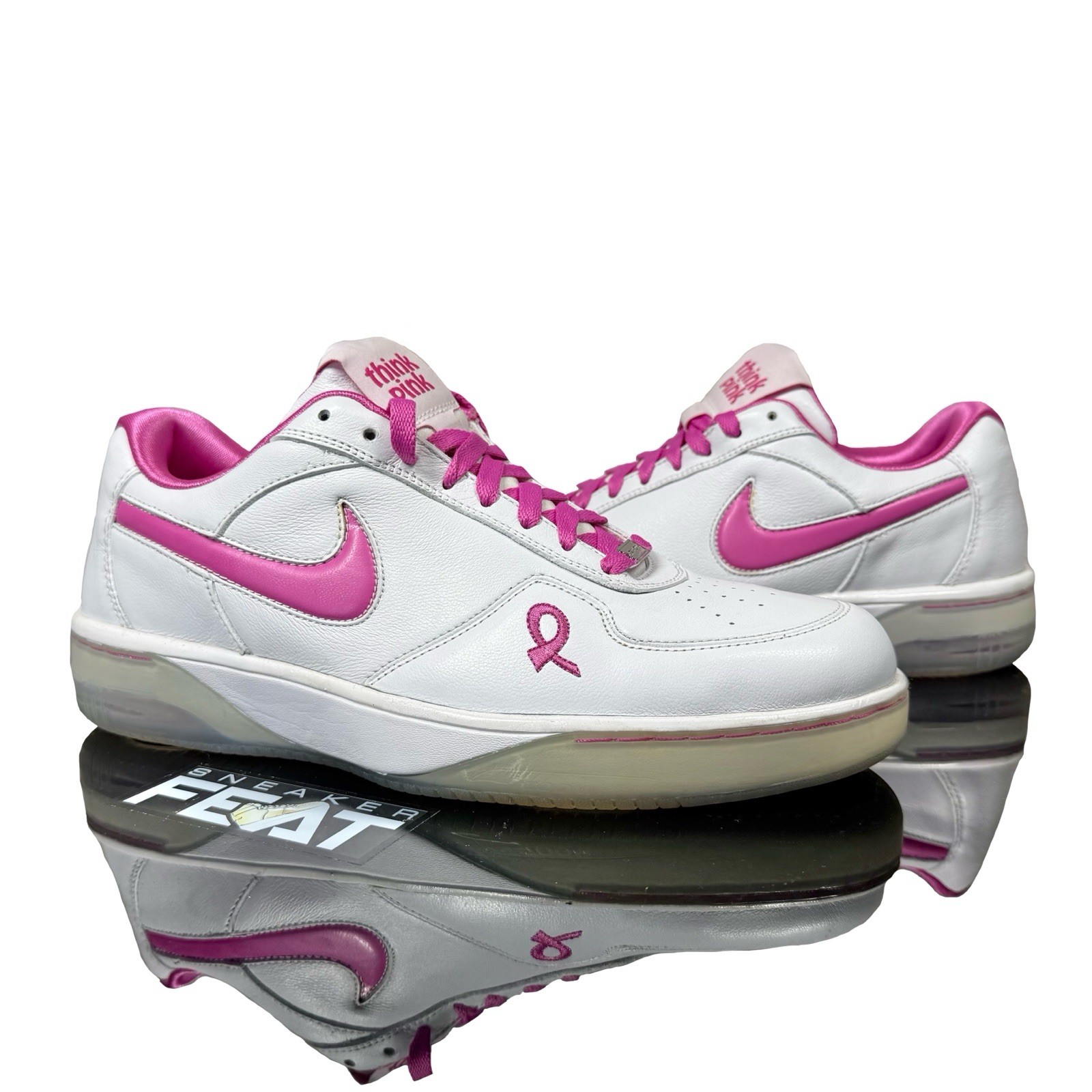 2007 Nike Air Force 25 Low PE “Think Pink” DS Size 11 BCA Promo Sample RARE