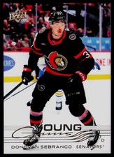 2025-26 Upper Deck Young Guns- Donovan Sebrango #229 Senators RC