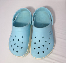 Crocs Crocband II Clogs Iced Blue Unisex Sandals Size Women's 7 Men's 5