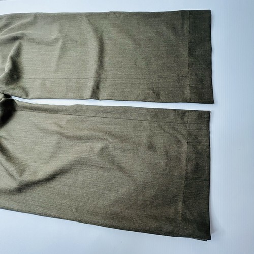 Barry Bricken Trousers Brown Maxine Women 97% Wool 3% Lycra Size 8 Vintage - Picture 2 of 10