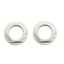 3/4" BSP Plastic Flanged Back Nuts (2 Pack) *Nut Colour May Vary Black / White*