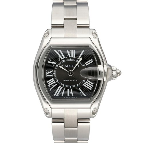CARTIER Roadster De Cartier W62041V3 Wrist Size 18cm Used Watc...