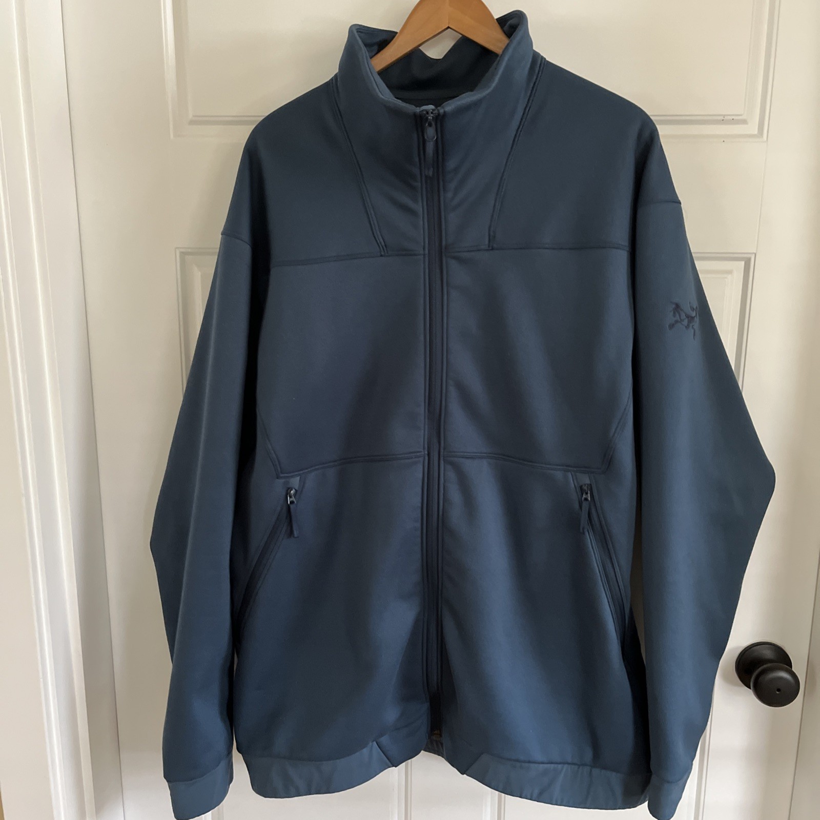ARC'TERYX Arcteryx Straibo Giacca in Pile Soft Shell Uomo XXL Blu Verdastro
