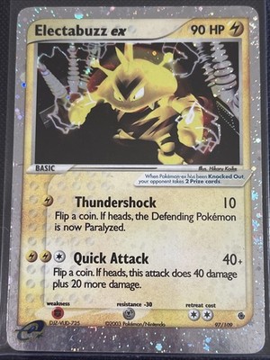 Electabuzz ex 97/109 Ruby and Sapphire Holo