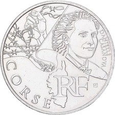 [#1512358] France, 10 Euro, Corse, 2012, Silver, MS