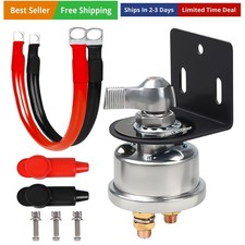 200A 12-48V High Current Master Battery Disconnect Switch Battery Power Cut O...