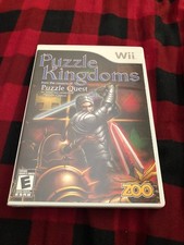 Puzzle Kingdoms Nintendo Wii 2009 Case Manual Disc Tested Works Great Authentic