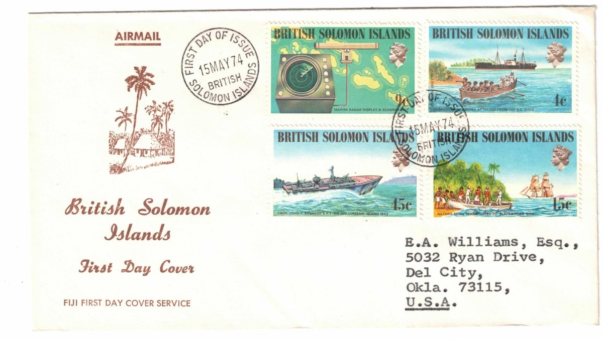 普通切手（イギリス領ソロモン諸島 1939年） 普通切手（イギリス領