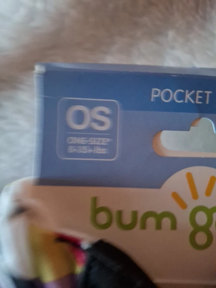 Bum Genius Baby All in One Snap Stay Dry Cloth Diaper OS 8-35+lbs Pocket Style - Image 4 of 4
