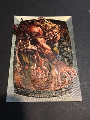 2011 UD Marvel Beginnings Series 1 Micromotion Foil SABRETOOTH M-46 TY4