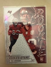 2025 Panini Rookies & Stars Rookie Exclusive Tez Johnson #184 RC Buccaneers