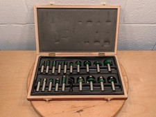 Woodcraft 20 Pc Router Bit Set 1/2" Shank - Missing one bit