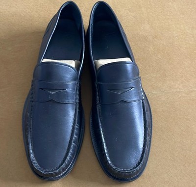 LEATHER LOAFERS J.M. Weston 180 Men's BLACK France 11 US Gently Worn Film Set