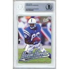 Marvin Harrison Signed 1997 Fleer Ultra #164 Beckett BAS Slabbed Colts NFL Auto