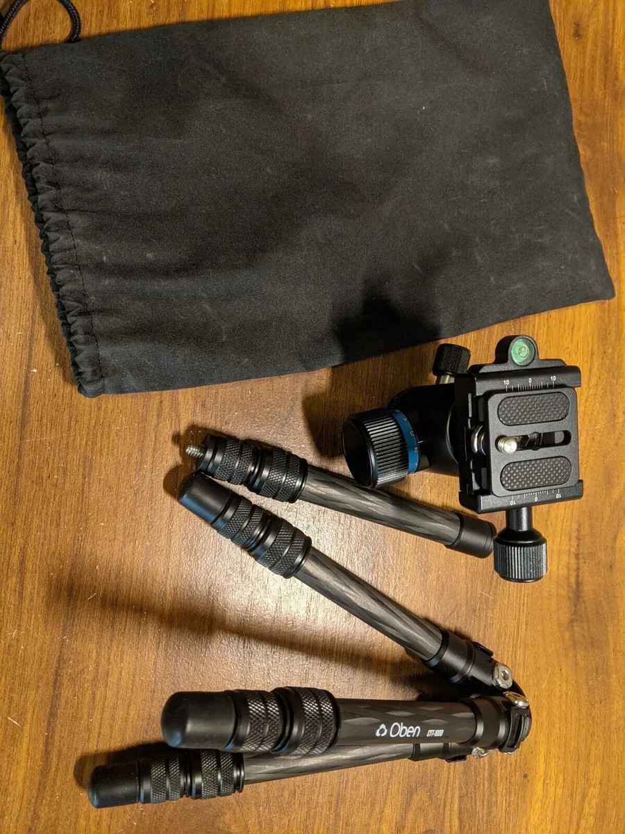 Oben CTT-1000 Carbon Fiber Tabletop Tripod BE-117T ball head with
