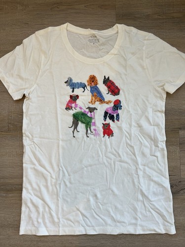 J.Crew Women's Minnesota Speed Skating Graphic Tee - Vintage Cotton T-Shirt