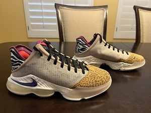 lebron james leopard shoes