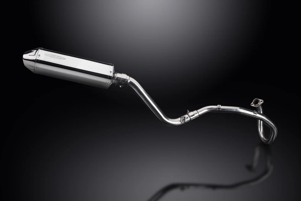 Suzuki DR650SE DR650S 96-24 Delkevic 1-1 Exhaust 13" Stainless Tri-Oval Muffler - Image 2 of 4