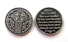 IRISH BLESSING POCKET TOKEN PRAYER COIN MEDAL CHRISTIAN RELIGIOUS GIFT