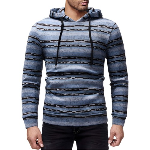 Contrasting Stitch Hoodie for Youth with Round Neck and Long Sleeves, Casual Cot - Picture 7 of 13