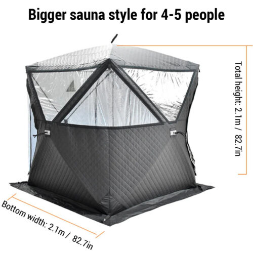 Ice Fishing Tent Portable Ice Fishing Shelter Waterproof & Windproof Winter Tent - Picture 4 of 28