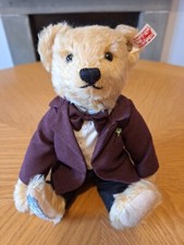 STEIFF 664571 DR WHO 50th ANNIVERSARY BEAR 2013 L. ED. WITH BAG & CERTIFICATE