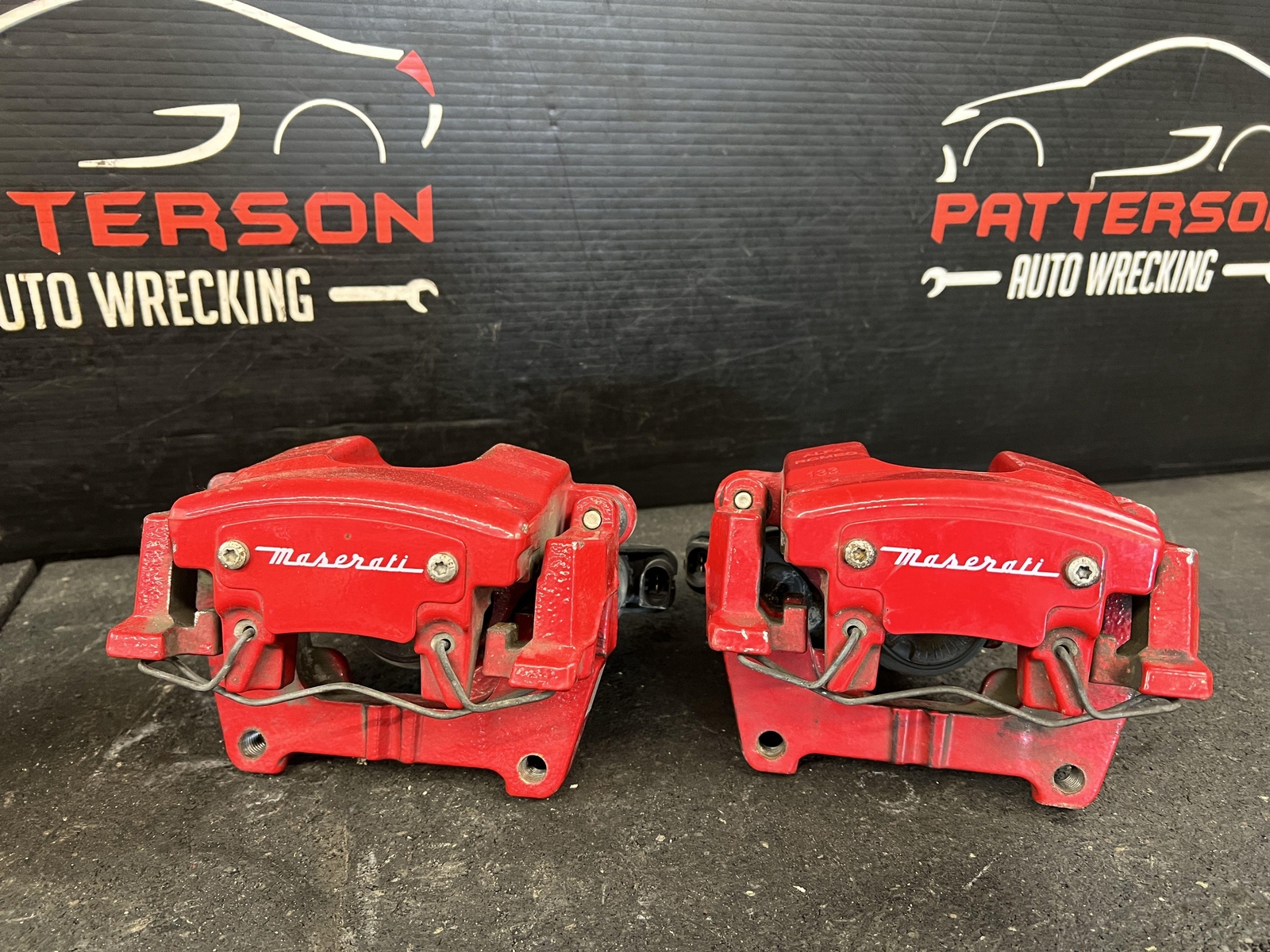 14-17 MASERATI GHIBLI SET OF FRONT & REAR BREMBO BRAKE CALIPERS