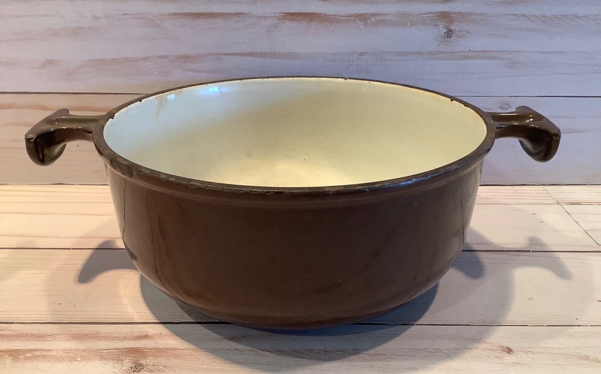 1970's Vintage Le Creuset Enzo Mari La Mama #17 Cast Iron