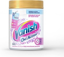 Vanish Gold Oxi Action Powder Fabric Stain Remover Crystal White LARGE 1.5kg
