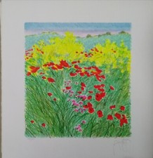 FRANCO AZZINARI Litografia cm 35x33 Es.:74/200