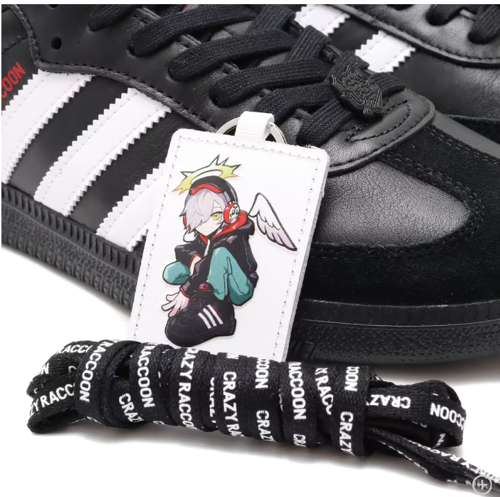 PSL Crazy Raccoon x atmos adidas Originals Samba Core Black PSL Crazy Raccoon x atmos adidas Originals Samba Core Black
