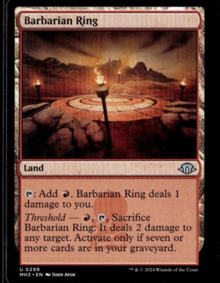 2024 MTG MH3 Barbarian Ring U Land #299