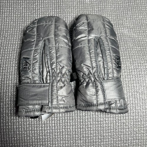 REI Winter Gloves Toddlers Size XXS Gray Insulated Thermal Embroidered Logo
