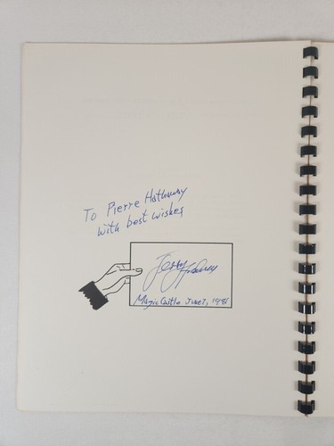Andrus Card Control Vol. 2 1976 PB (#936 Impreso/Firmado) Tarjeta Trucos Entrenamiento - Imagen 6 de 8