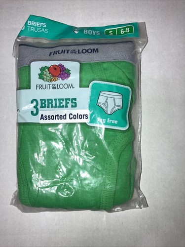 Lot Of 4 NIP Fruit Of The Loom Briefs Size S 6-8 Cotton Variety (3 Per Pack) - Picture 5 of 6