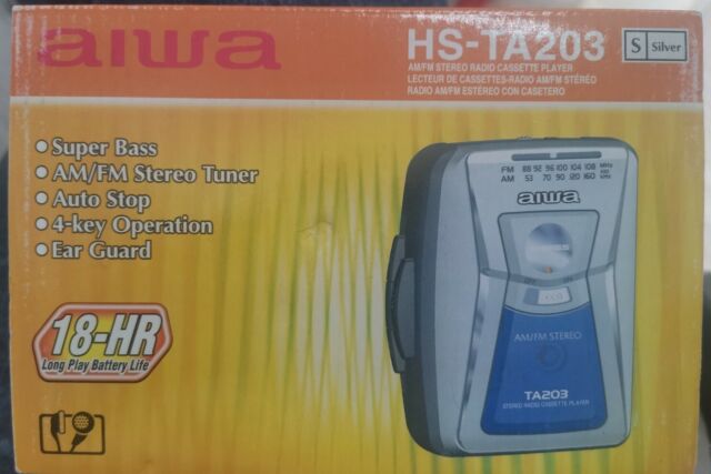 Vintage Aiwa Walkman HS-TA203 New With Packaging Original