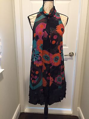 floral sequin dress zara Zara Beautiful Sequined Floral Mini Dress. Size L