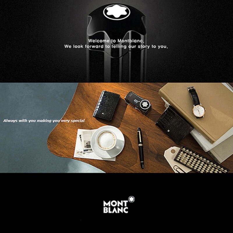 小物 Mont Blanc Montblanc Sartorial Leather Mini Messenger Cross Shoulder Clutch