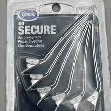 Goody So Secure Sectioning Clips 1 Pack of 6 Pcs Metal 2006