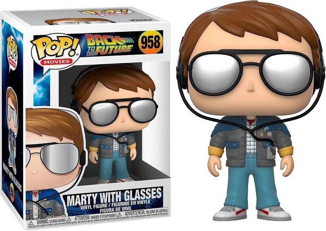 7830620 Merchandising Back To The Future: Funko Pop! Movies - Marty With Glasses