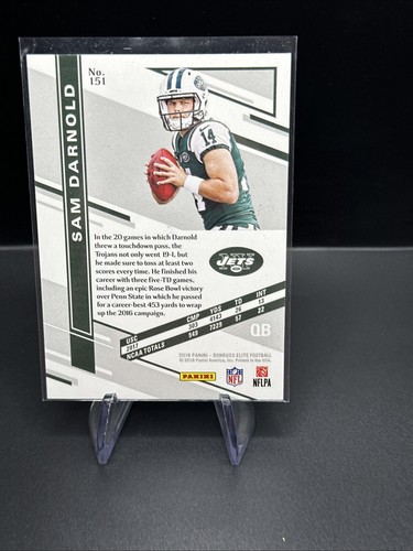 2018 Donruss Elite - Rookies Red #151 Sam Darnold /199 (RC) - Picture 10 of 14